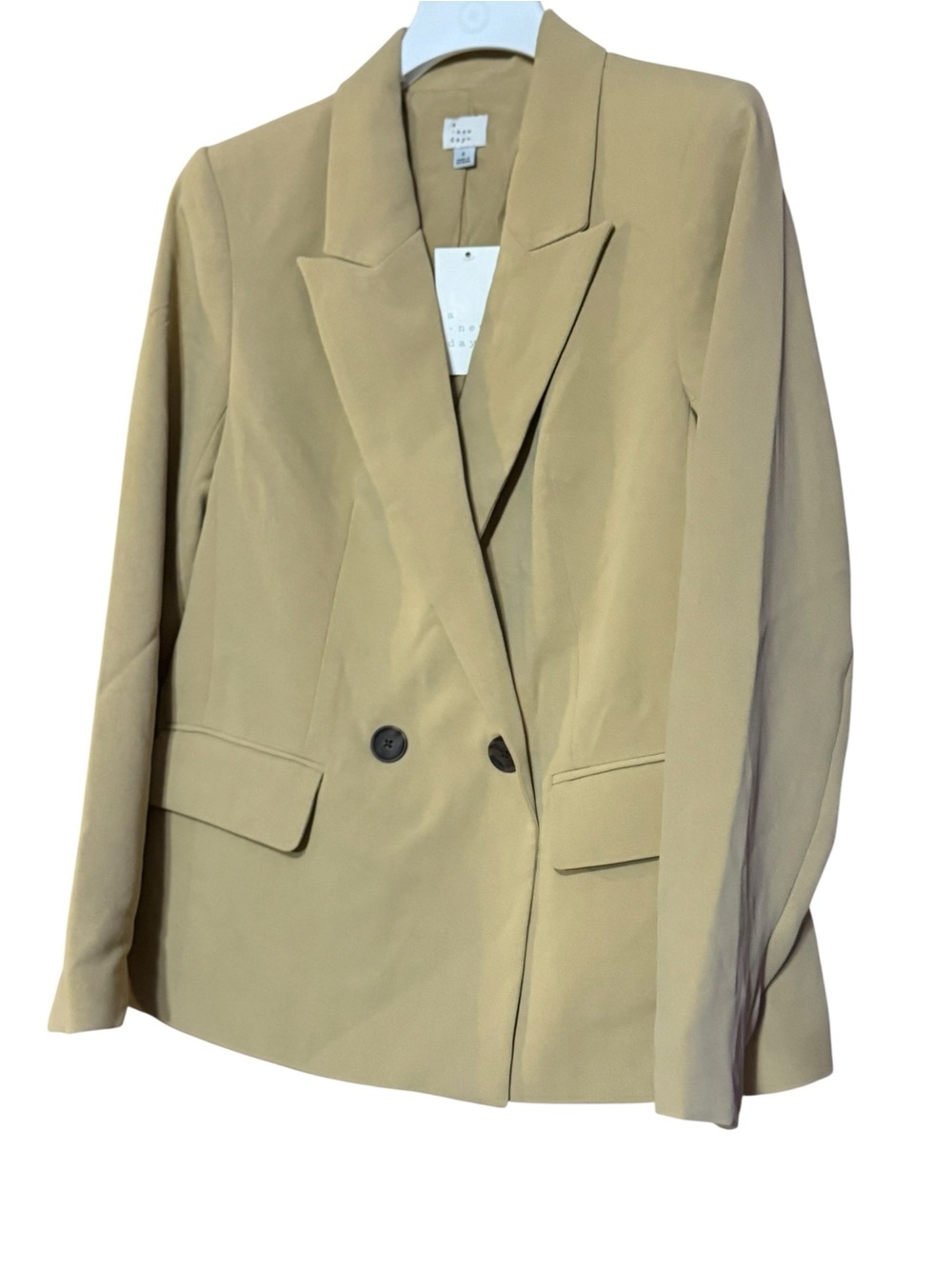 A New Day Beige Blazer Sz S NWT